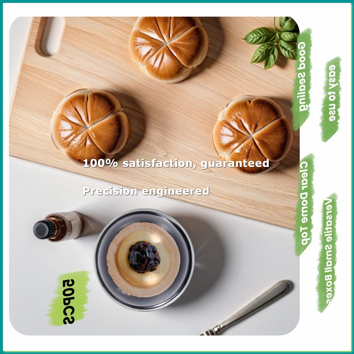 Plastic Dome Clear - 50 Pack Clear Plastic Mini Cupcake