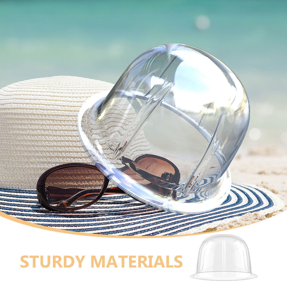 12Pcs Clear Plastic Dome Hat R - Plastic Dome Clear 评论和价格