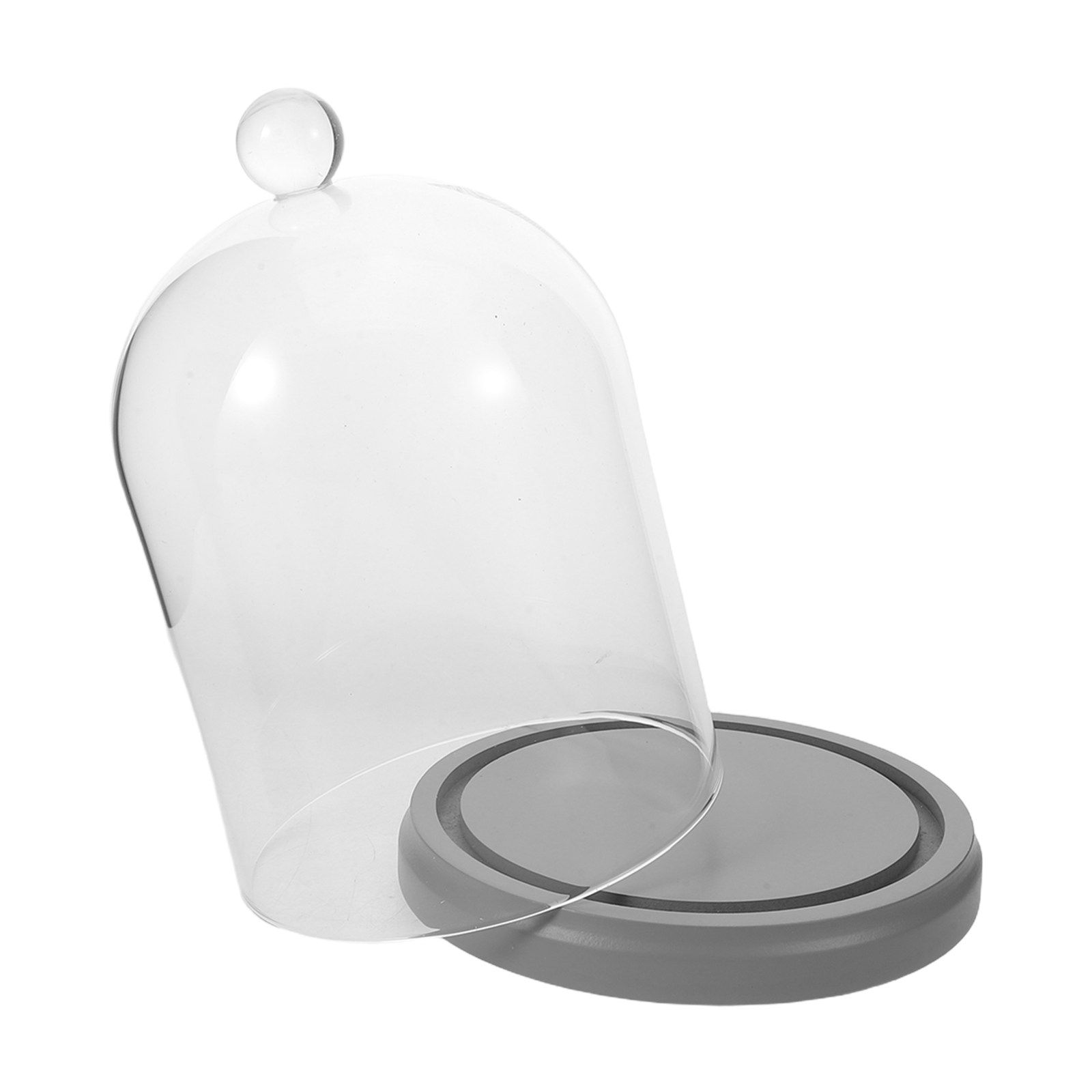 Glass Dome Cloche Clear Bell J - Plastic Dome Clear 评论和价格