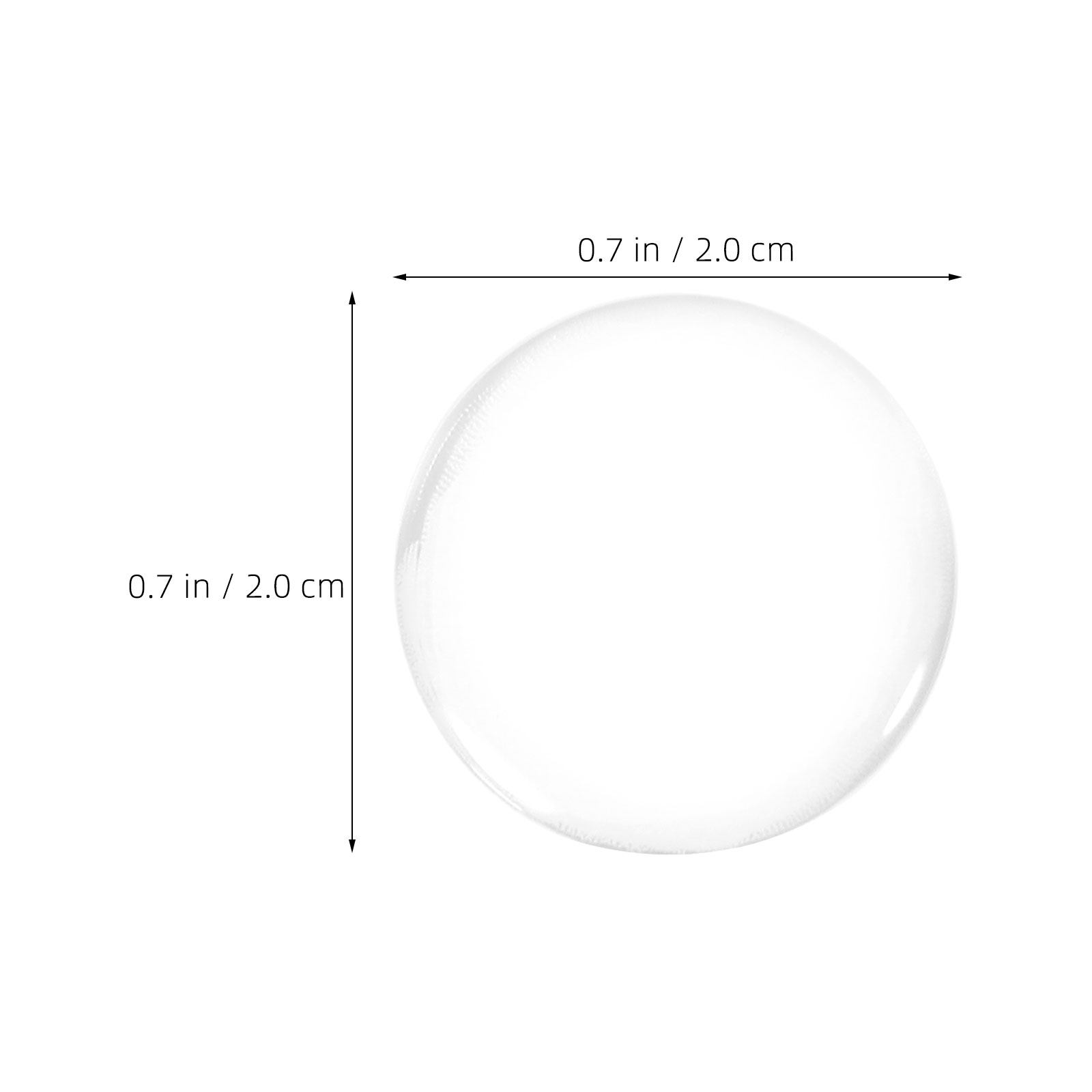 40Pcs Epoxy Dome Stickers Tran - Plastic Dome Clear 评论和价格
