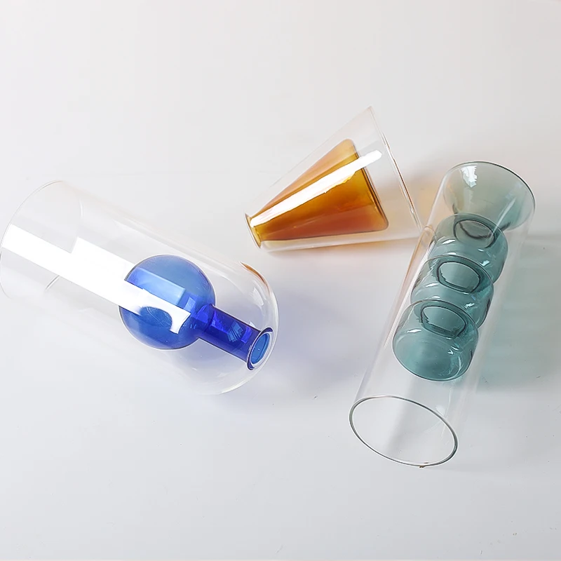 Decorative Double Wall Borosil - Propagation Station Vase 评论和价格