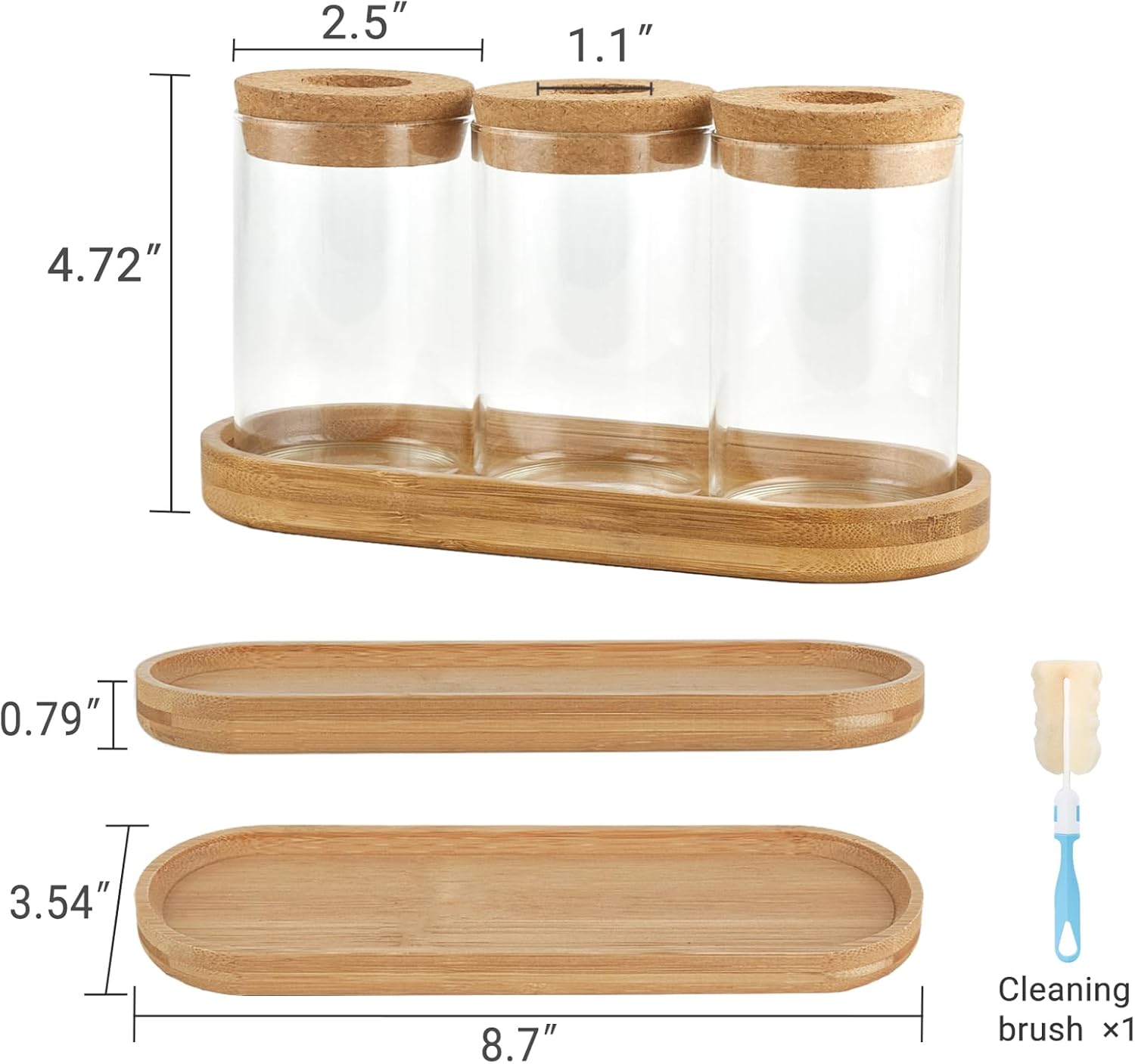 3 Pcs Glass Plant Propagation  - Propagation Station Vase 评论和价格