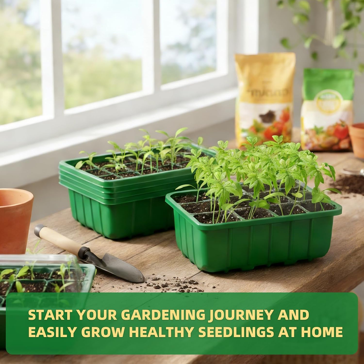 5-Pack Seed Starter Tray Kit w - Humidity Dome Kit 评论和价格