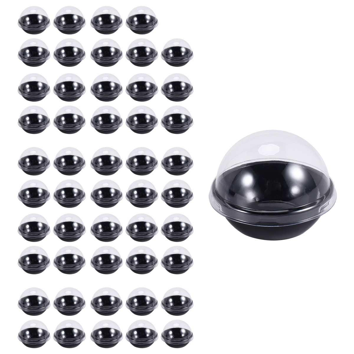 50 Pack Clear Plastic Mini Cup - Plastic Dome Clear 评论和价格