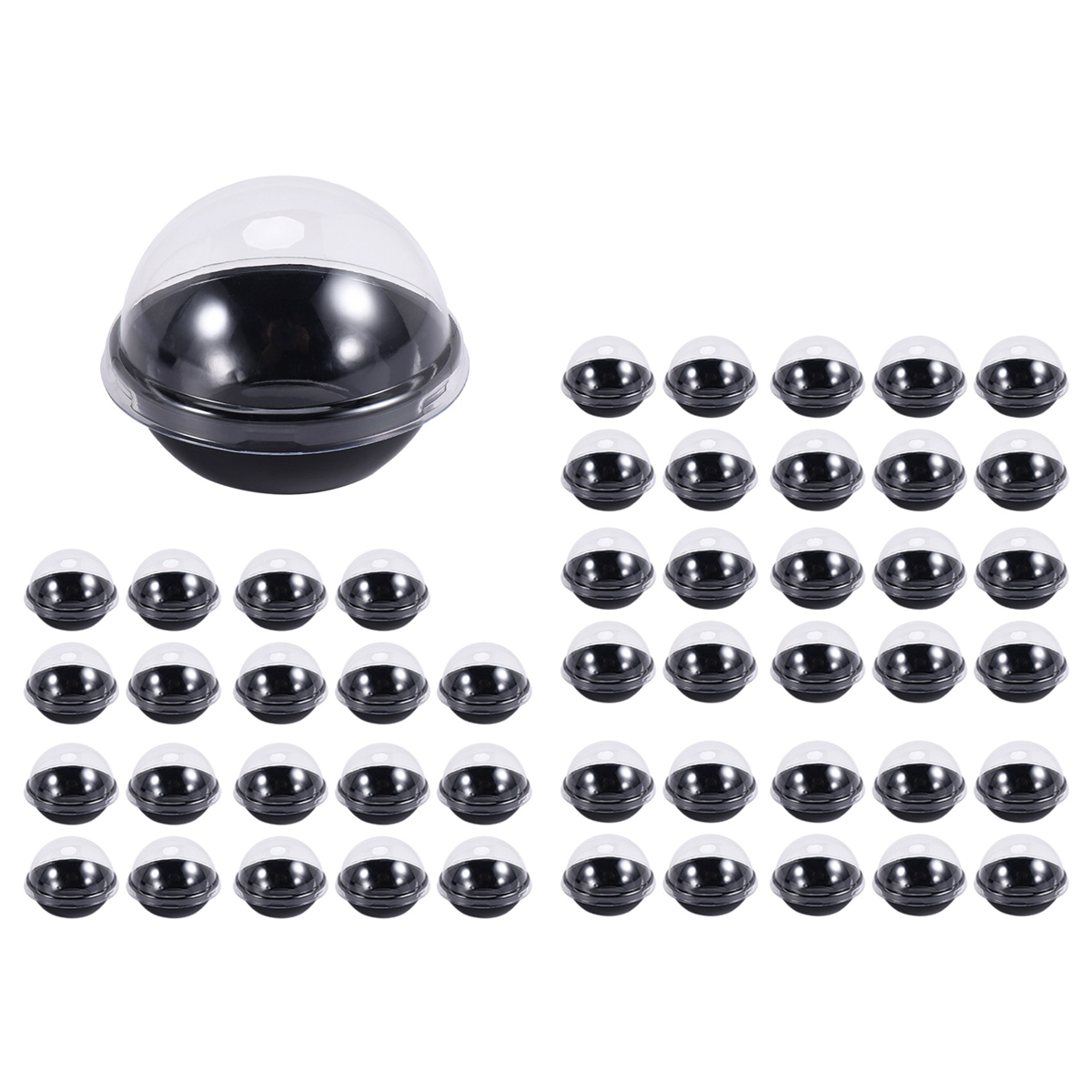 50 Pack Clear Plastic Mini Cup - Plastic Dome Clear 评论和价格
