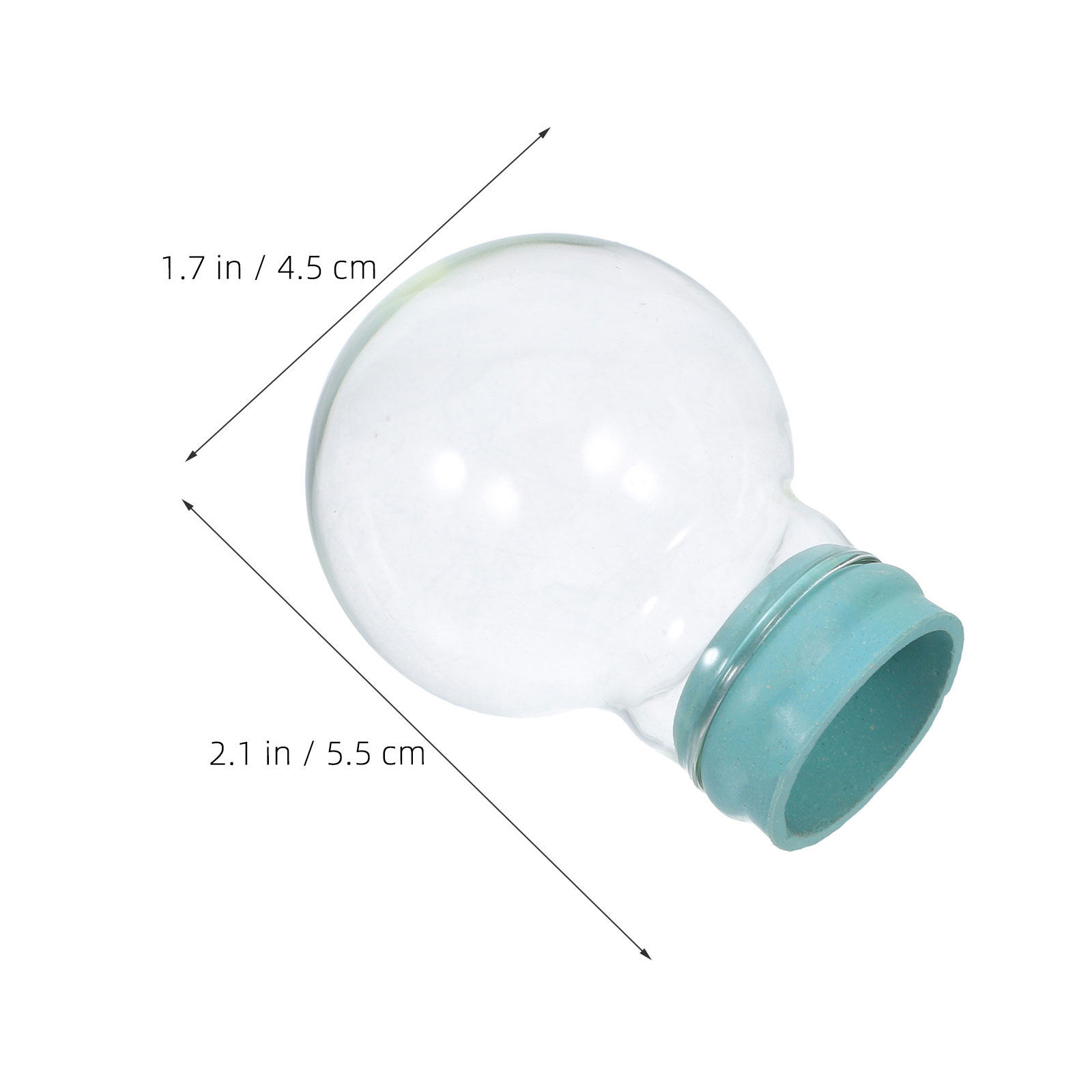3Pcs Empty Snow Globe Glass Do - Plastic Dome Clear 评论和价格