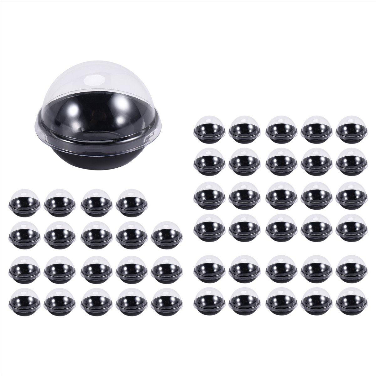 50 Pack Clear Plastic Mini Cup - Plastic Dome Clear 评论和价格