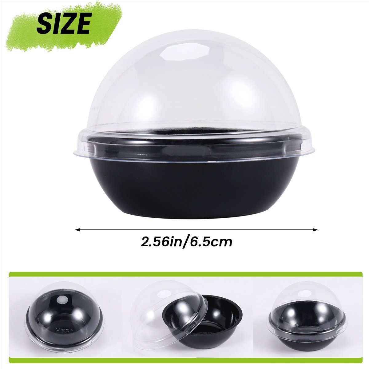 50 Pack Clear Plastic Mini Cup - Plastic Dome Clear 评论和价格