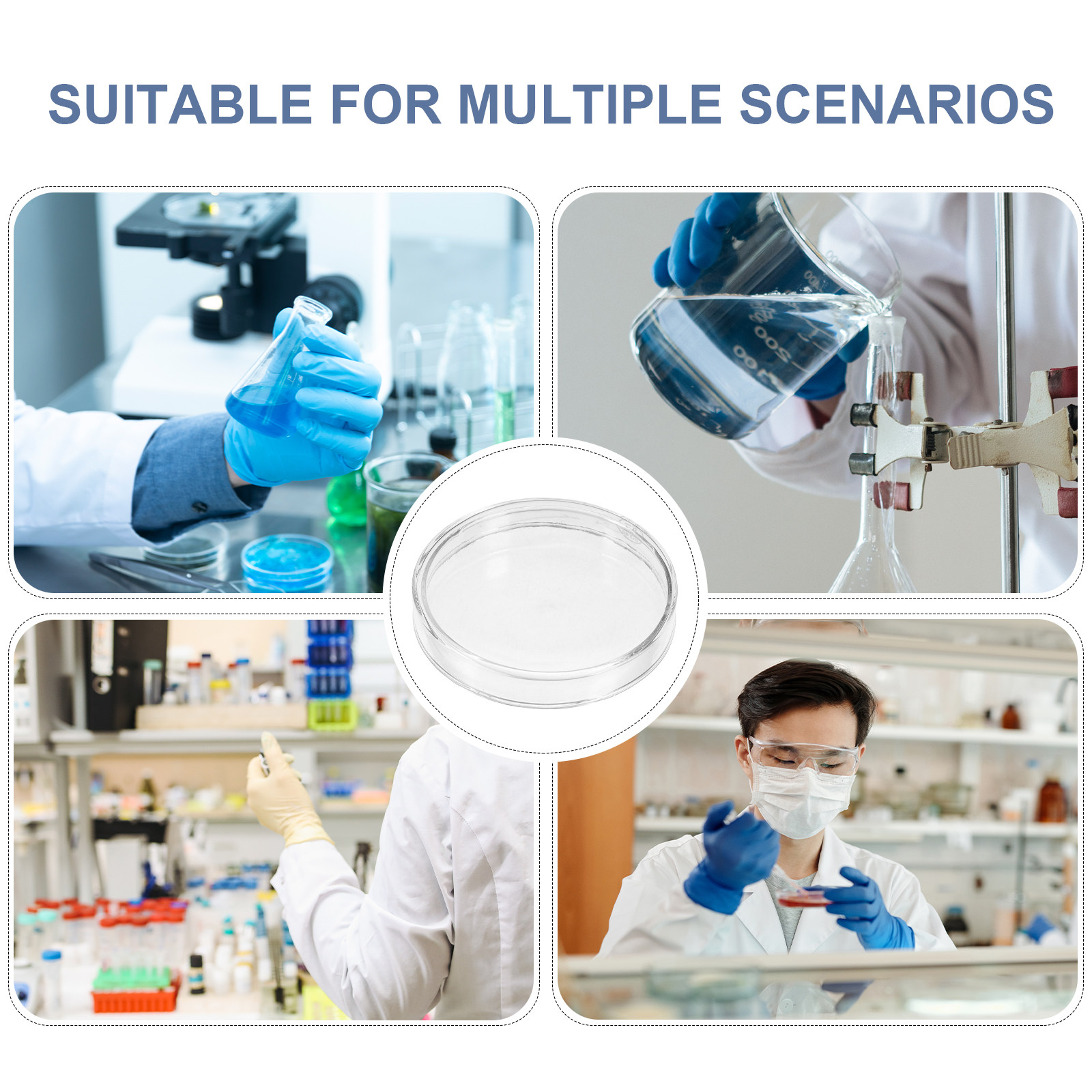 Glass Petri Dish Laboratory Us - Agar Tissue Culture 评论和价格