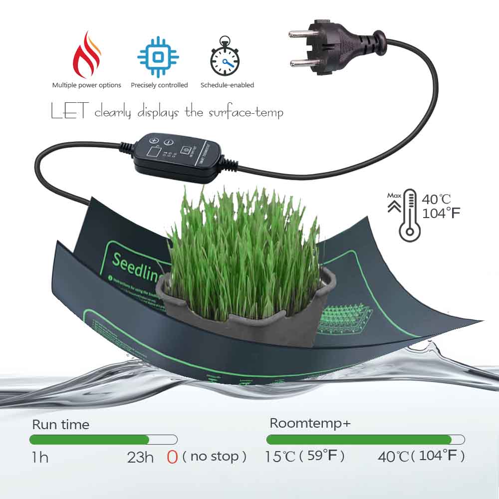 9-100W PVC Plants Heating Pad  - Heat Mat Seedling 评论和价格