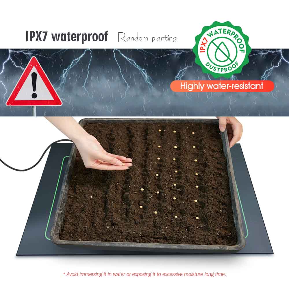 9-100W PVC Plants Heating Pad  - Heat Mat Seedling 评论和价格