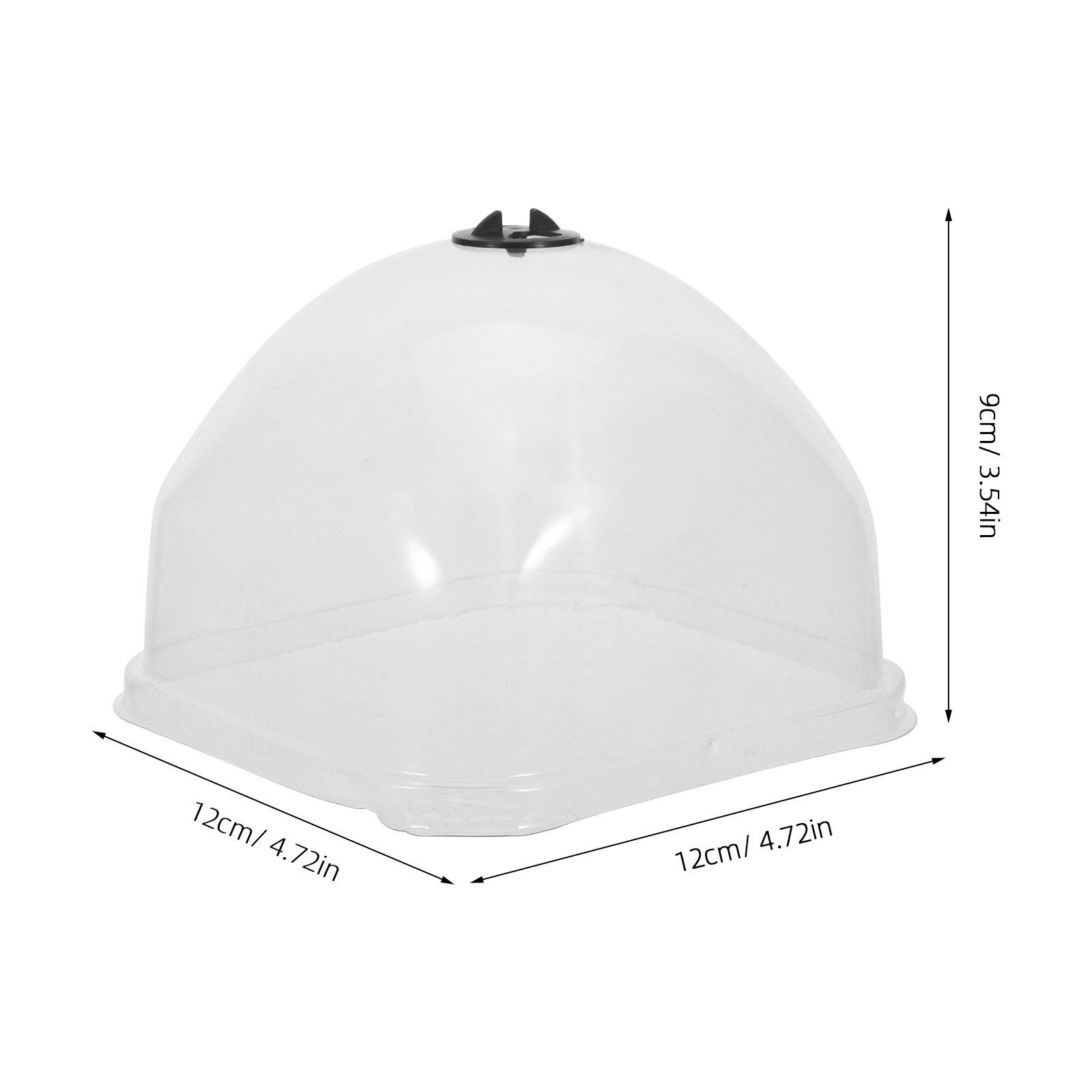 6Pcs Plant Cover Humidity Dome - Plastic Dome Clear 评论和价格