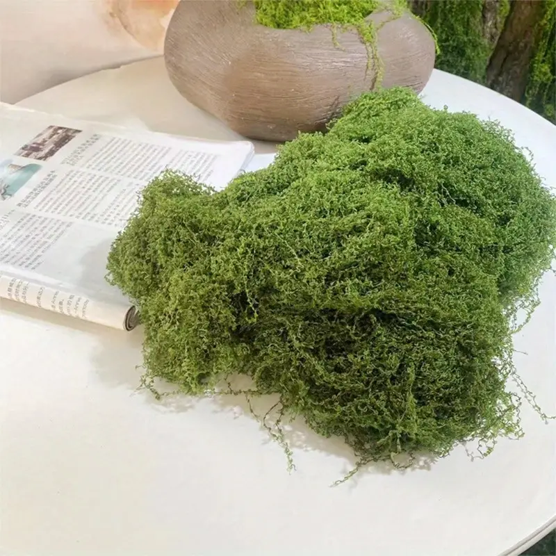 Green Fake Moss DIY Crafts Gra - Sphagnum Moss Dry 评论和价格