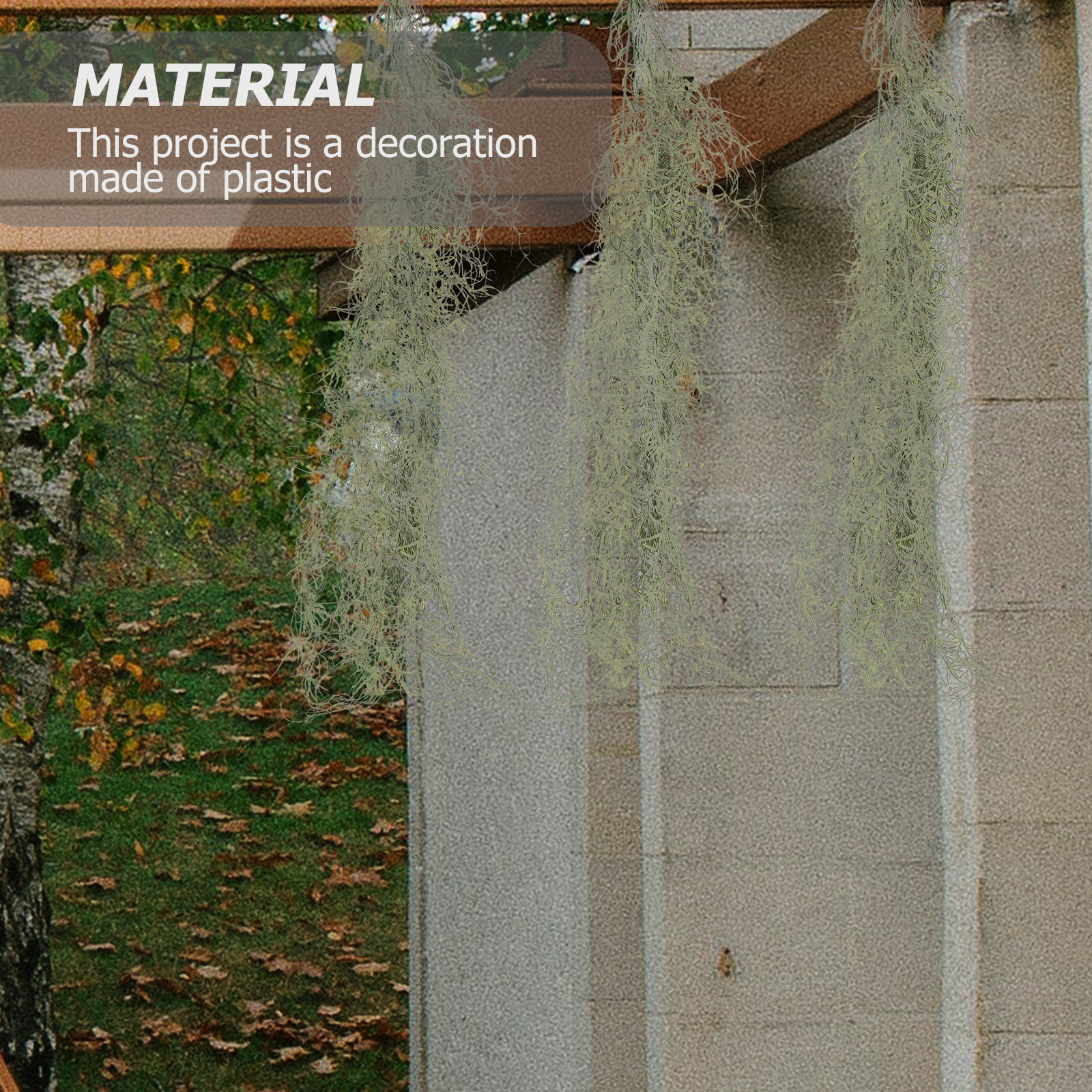 Hanging Moss Decor Artificial  - Sphagnum Moss Dry 评论和价格