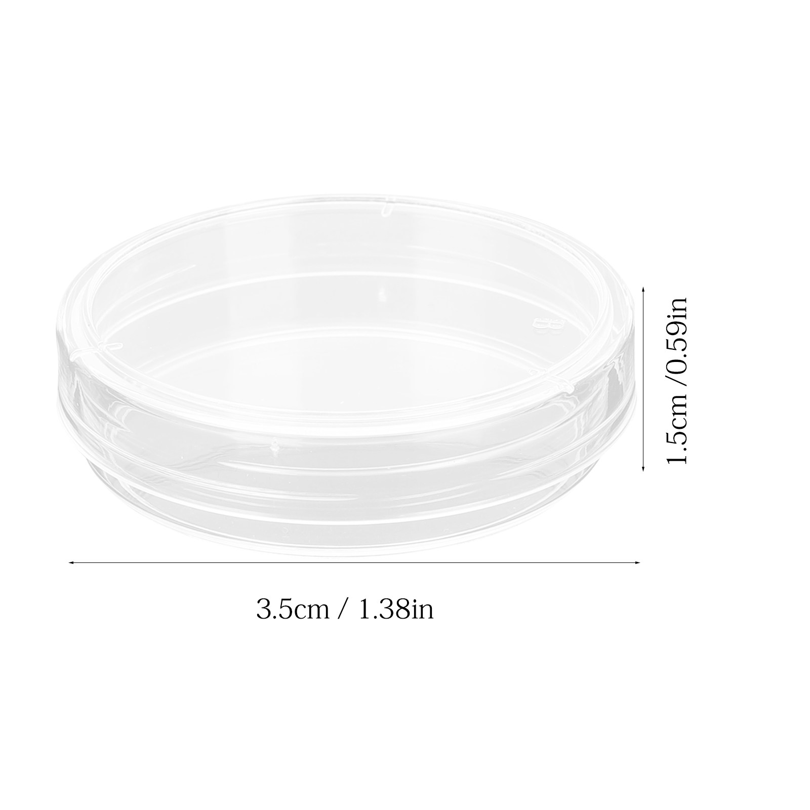 30Pcs Petri Dishes Clear Plast - Agar Tissue Culture 评论和价格