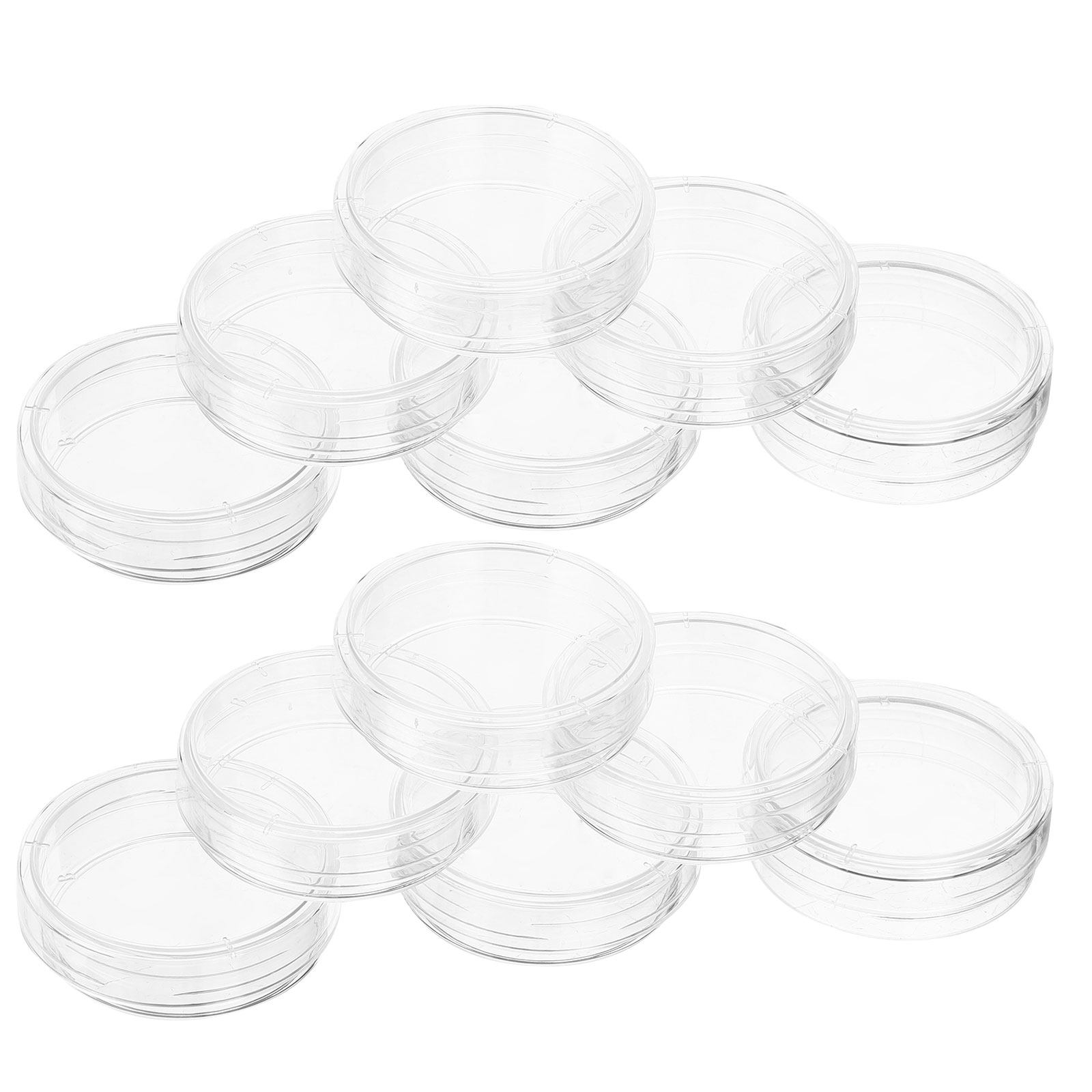 30Pcs Petri Dishes Clear Plast - Agar Tissue Culture 评论和价格