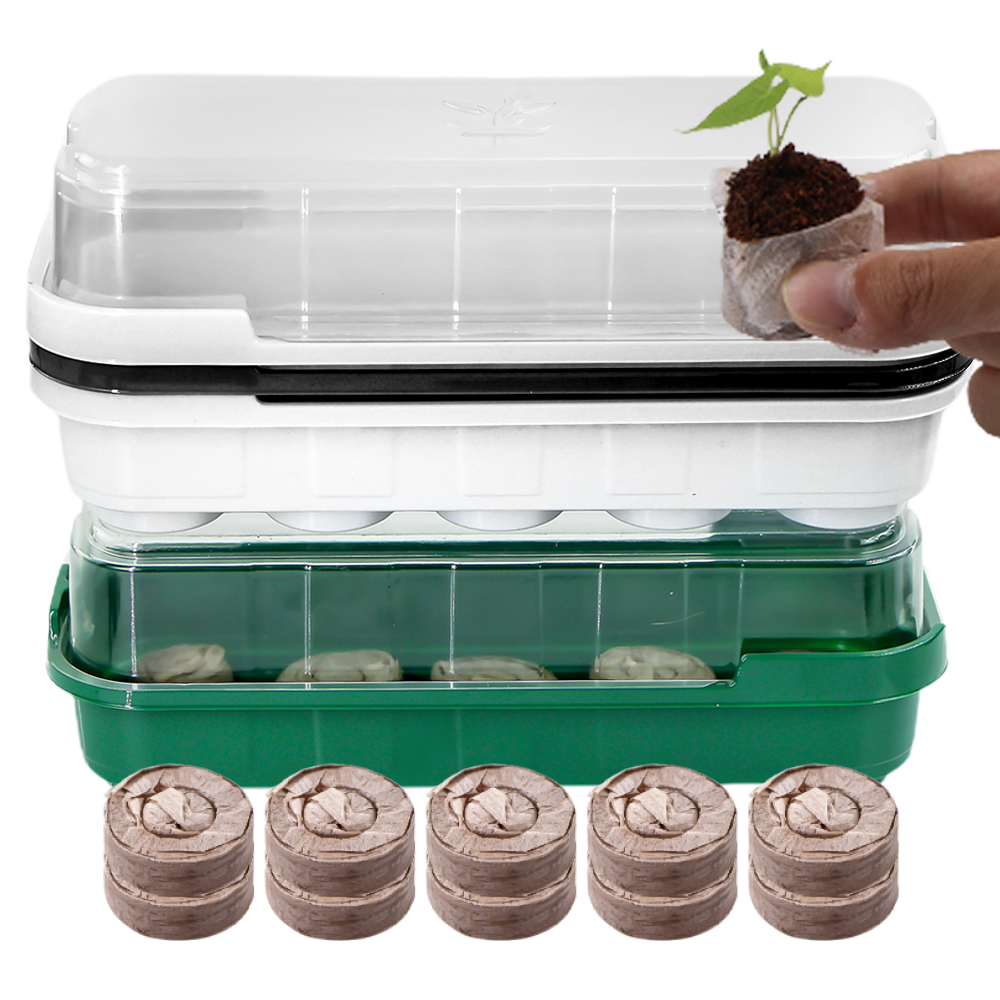 10 Cells Seedling Trays Germin - Peat Pellet Tray 评论和价格