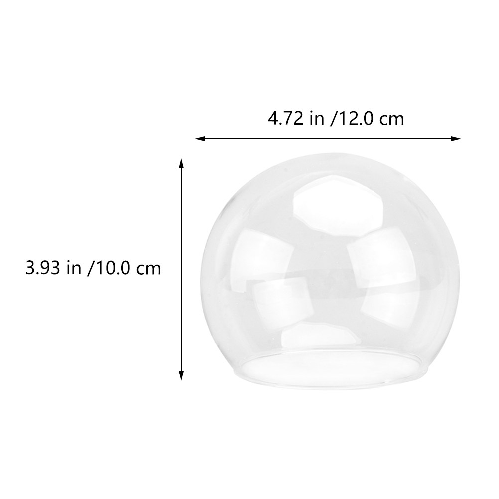 2Pcs Clear Glass Dome Display  - Plastic Dome Clear 评论和价格